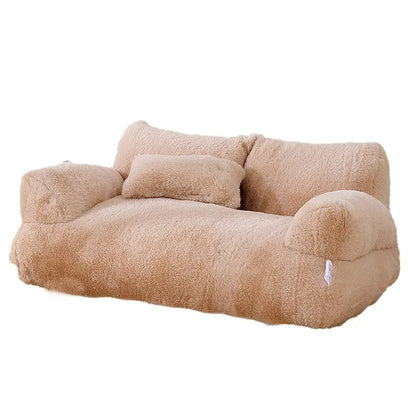 Luxury Plush Sofa Bed - Cat & Small Dog Bed