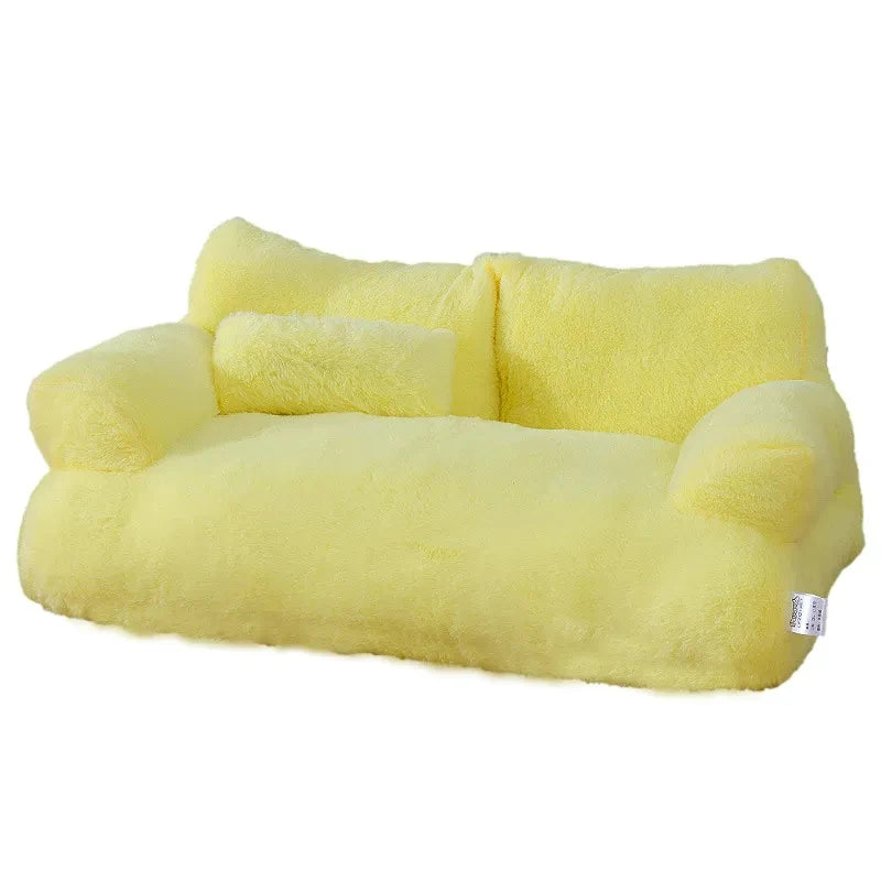 Luxury Plush Sofa Bed - Cat & Small Dog Bed