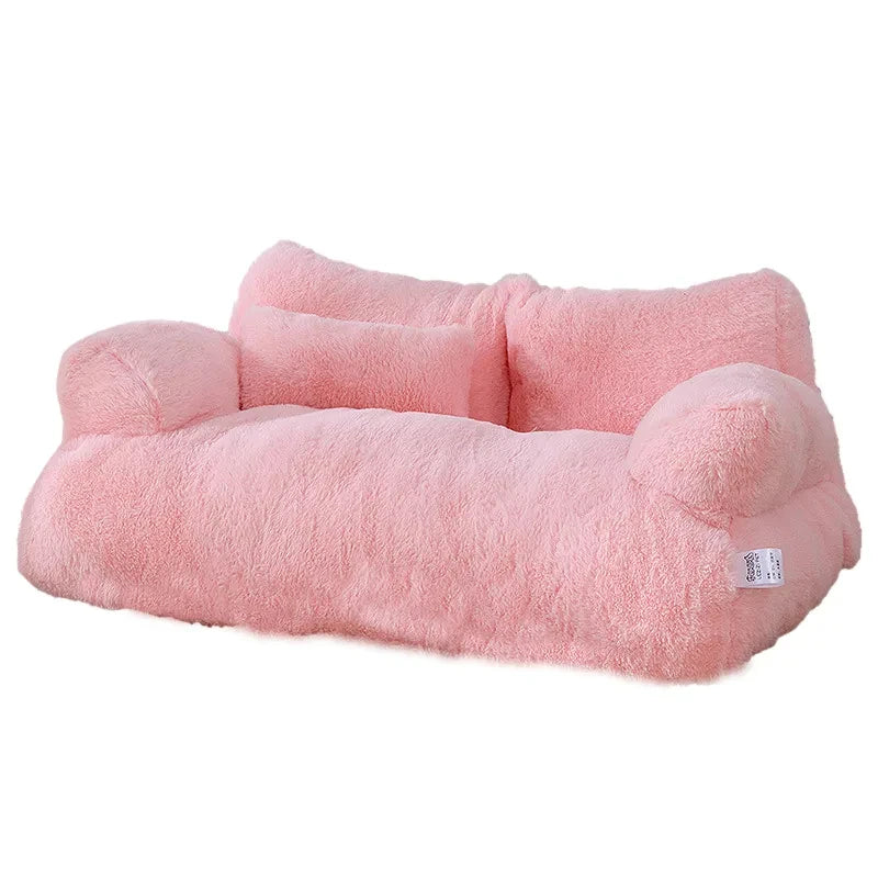 Luxury Plush Sofa Bed - Cat & Small Dog Bed