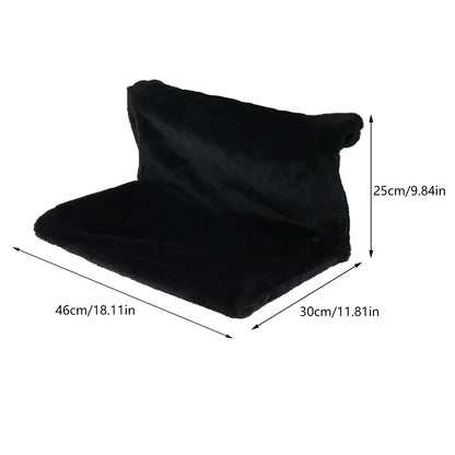 Luxury Cat Radiator Bed – Warm Fleece Hammock with Metal Frame