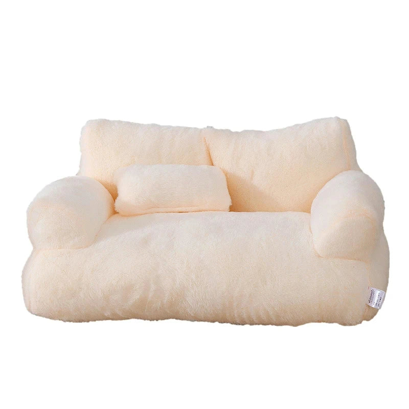 Luxury Plush Sofa Bed - Cat & Small Dog Bed